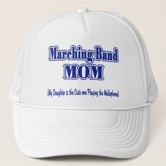 Marching Band Mom/Mellophone Trucker Pet (Voorkant)