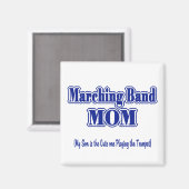 Marching Band Mom/ Trompet Magneet (Voorkant / Achterkant)