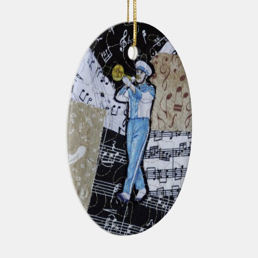 Marching Band Music Ornament (Rechts)