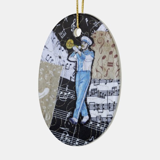 Marching Band Music Ornament (Links)