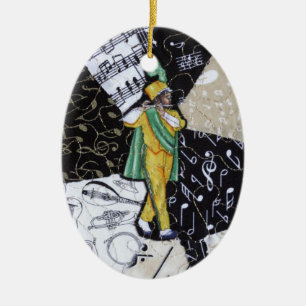 Marching Band Music Ornament