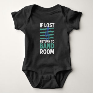 Marching Band Musical Note Clef Orchestra Band Romper