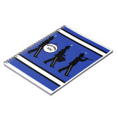 Marching Band notebook, Copyright Karen J Williams Notitieboek (Linkerzijde)
