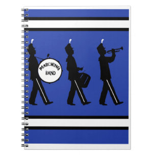 Marching Band notebook, Copyright Karen J Williams Notitieboek