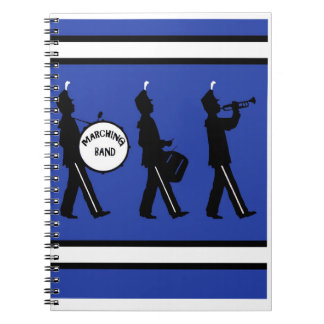 Marching Band notebook, Copyright Karen J Williams Notitieboek