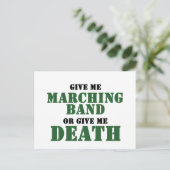 Marching Band of Death Briefkaart (Staand voorkant)