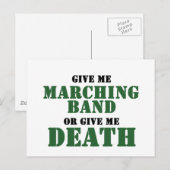 Marching Band of Death Briefkaart (Voorkant / Achterkant)