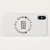 Marching Band Official Geek Case-Mate iPhone Case (Achterkant (horizontaal))