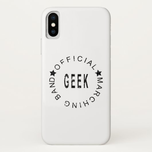 Marching Band Official Geek Case-Mate iPhone Case (Achterkant)