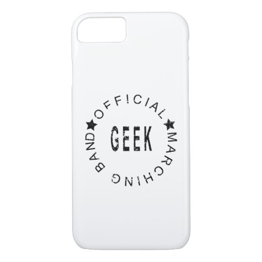 Marching Band Official Geek Case-Mate iPhone Case (Achterkant)