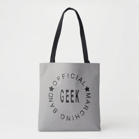 Marching Band Official Geek Tote Bag (Voorkant)