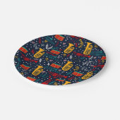 Marching Band Papier Borden Papieren Bordje (Gekanteld)