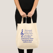 Marching Band Performance 1058 Tote Bag (Voorkant (product))