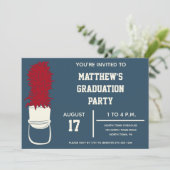 Marching Band Pet met Feathers Custom Party Kaart (Staand voorkant)