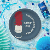 Marching Band Pet met Feathers Custom Party Papieren Bordje (Feest)