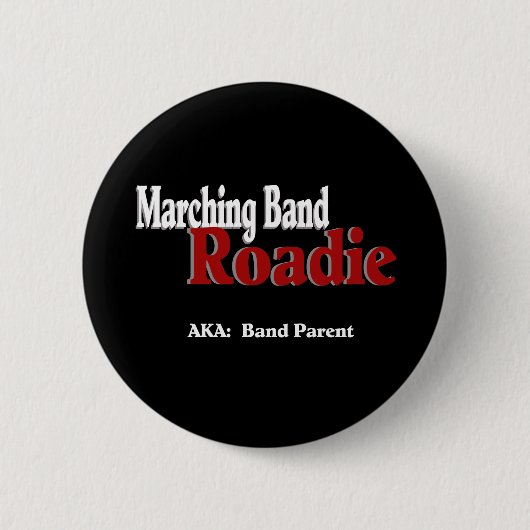 Marching Band Roadie Ronde Button 5,7 Cm (Voorkant)