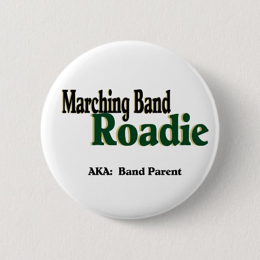 Marching Band Roadie Ronde Button 5,7 Cm (Voorkant)