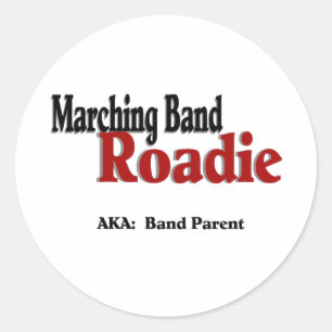 Marching Band Roadie Ronde Sticker