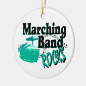 Marching Band Rocks Keramisch Ornament (Links)