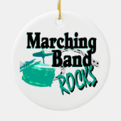 Marching Band Rocks Keramisch Ornament (Achterkant)