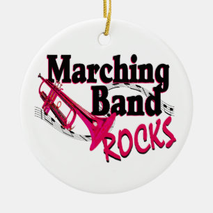 Marching Band Rocks Keramisch Ornament