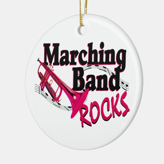 Marching Band Rocks Keramisch Ornament (Links)