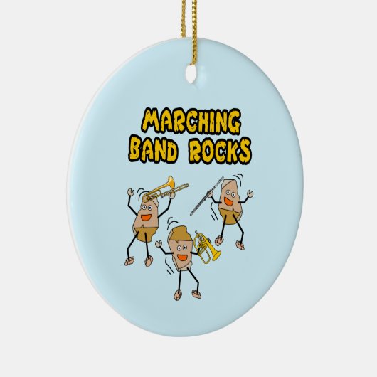 Marching Band Rocks Keramisch Ornament (Rechts)