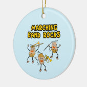 Marching Band Rocks Keramisch Ornament (Links)