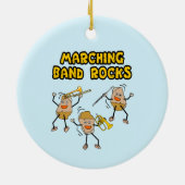Marching Band Rocks Keramisch Ornament (Achterkant)