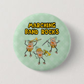 Marching Band Rocks Ronde Button 5,7 Cm (Voorkant)