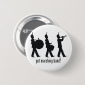 Marching Band Ronde Button 5,7 Cm (Voorkant /achterkant)