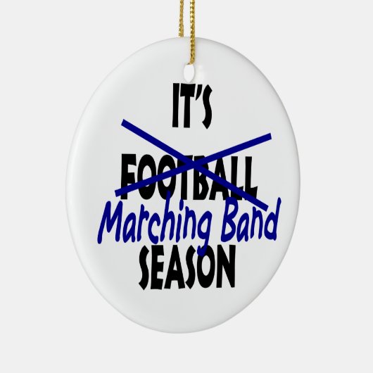 Marching Band Season Keramisch Ornament (Rechts)