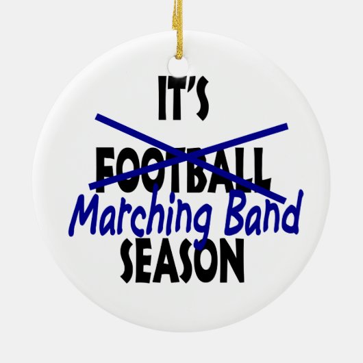 Marching Band Season Keramisch Ornament (Achterkant)