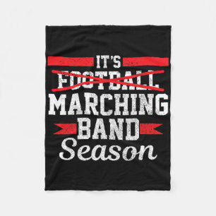 Marching Band Seizoen Niet Voetbal Grappige Hoge S Fleece Deken