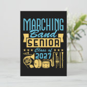 Marching Band Senior 2027 Kaart (Staand voorkant)