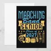 Marching Band Senior 2027 Kaart (Voorkant / Achterkant)