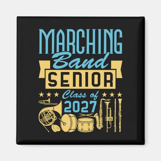 Marching Band Senior 2027 Magneet (Voorkant)