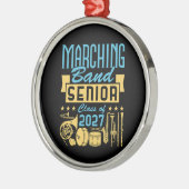 Marching Band Senior 2027 Metalen Ornament (Links)