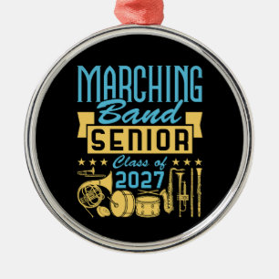 Marching Band Senior 2027 Metalen Ornament