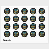 Marching Band Senior 2027 Ronde Sticker (Vel)
