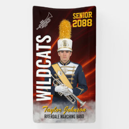 Marching Band Senior Class Custom Sports Photo Spandoek