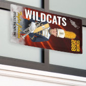 Marching Band Senior Class Custom Sports Photo Spandoek (Buitenkant Gebouw)