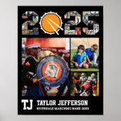 Marching Band Senior Class of 2025 Fotocollage Poster (Voorkant)