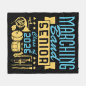 Marching Band Senior Class of 2026 Fleece Deken (Voorkant (Horizontaal))