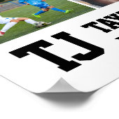 Marching Band Senior Sport Team Fotocollage Poster (Hoek)