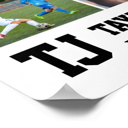 Marching Band Senior Sport Team Fotocollage Poster (Hoek)