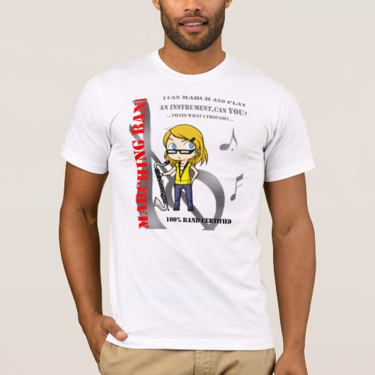 Marching Band Shirt BA's Clarinet (Voorkant)