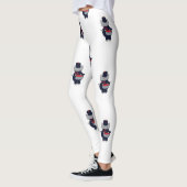 Marching Band Slagdrum Navyblauw Rood Leggings (Links)