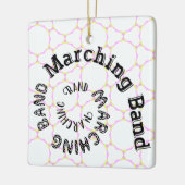 Marching Band Spiral Keramisch Ornament (Links)