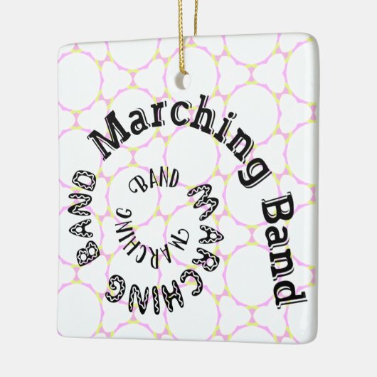 Marching Band Spiral Keramisch Ornament (Links)